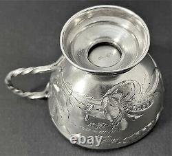 Antique Impérial Russe 84 Silver Graved Cup (a. Golovin)