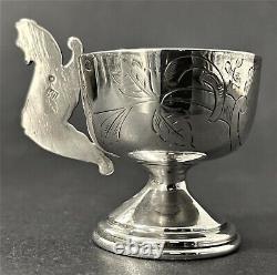 Antique Impérial Russe 84 Silver Graved Cup (i. Prokofyev)
