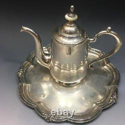 Antique Impérial Russe 84 Silver Tea Set Service Tsar