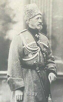 Antique Impérial Russe Signé Photo Grand Duc Nicholas Romanov En Exile
