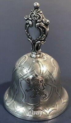 Antique Imperial Russian 1849 Sterling Silver Bell