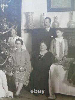 Antique Imperial Russian Christmas Photo Grand Duke Kirill Romanov King Bulgarie