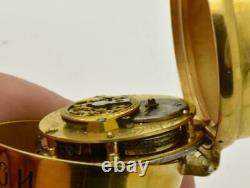 Antique Impériale Russe 18k Argent Doré Oeuf De Pâques Verge Fusee Horloge De Bureau C1800