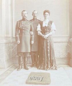 Antique Impériale Russe Photo Tsar Nicholas II Romanov Tsarina Prince De Grèce