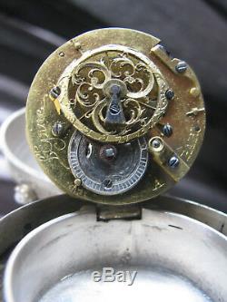 Antique Lepine Paris Verge Fusée Impériale Russe Alexandre II 1856 Horloge De Bureau