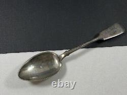 Antique Russe 1908-1917 Imperial Silver 84 Soup Spoon Hallmarked Monogramed