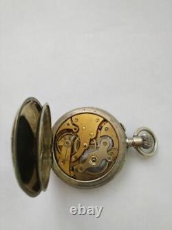 Antique Russe Imperial Pocket Watch Pavel Bure Pocket Paul Buhre 1915 Vieille Rare