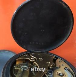 Antique Russe Imperial Pocket Watch Pavel Buret Buhre Chaîne Mécanique Rare