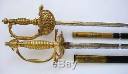 Antique Russe Petite Épée M1855 Pour Imperial State Fonctionnaires