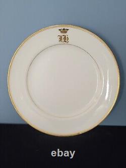 Assiette à salade de service royal en porcelaine impériale Kornilov pour le grand-duc de la royauté russe