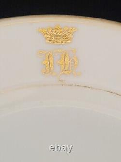 Assiette de service impériale en porcelaine Kornilov pour le Grand-Duc de la royauté russe RU