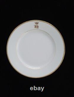 Assiette de service impériale en porcelaine de Kornilov pour le grand-duc de la royauté russe, CHIP