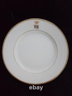 Assiette de service impériale en porcelaine de Kornilov pour le grand-duc de la royauté russe, CHIP