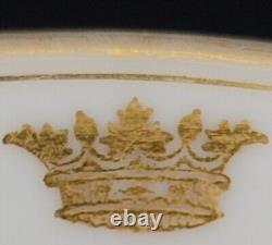 Assiette de service royale en porcelaine impériale Kornilov pour 6 Grand Duc de la royauté russe RU