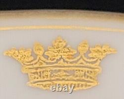 Assiette de service royale en porcelaine impériale Kornilov pour Grand Duc de la royauté russe RU