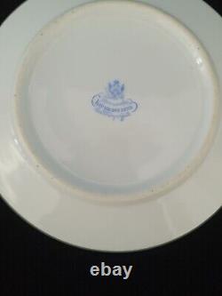 Assiette de service royale en porcelaine impériale Kornilov pour Grand Duc de la royauté russe RU