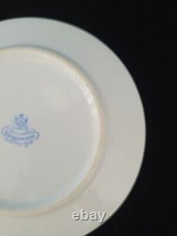 Assiette de service royale en porcelaine impériale Kornilov pour Grand Duc de la royauté russe RU