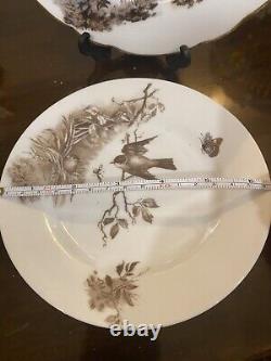 Assiette et soucoupe en porcelaine impériale RUSSE Antique RARE 1884-1917 Kornilov