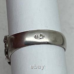 Bague en argent émaillé impérial russe 88 de l'école des officiers de la marine de l'Empereur