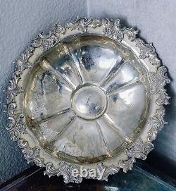 Belle Antique Impériale Russe Silver Footed Bowl Tazza Par Adolf Sperr
