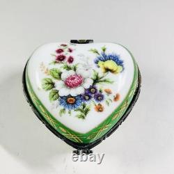 Boîte à pilules en porcelaine impériale antique russe 0621-Ga211 en bon état d'occasion