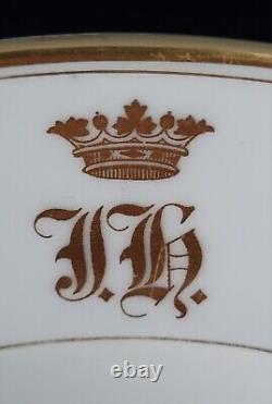 Bol impérial en porcelaine rare Kornilov de la Manufacture royale de Sèvres, Grand-Duc de la royauté russe RU