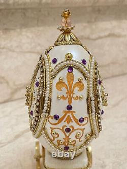 Cadeau d'anniversaire de mariage de 30 ans des parents : Présent d'antiquité impériale russe Fabergé