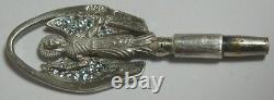 Chatelaine Archangel Michael Key Imperial Russian 88 Silver Topaz Moscou 1899