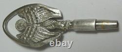 Chatelaine Archangel Michael Key Imperial Russian 88 Silver Topaz Moscou 1899
