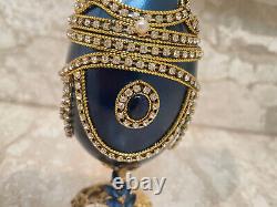 Diamant de saphir 2002 Œuf antique impérial russe Fabergé FabergéMusicalEgg 24 carats