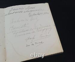 Document royal rare de la noblesse russe antique signé par la grande duchesse Romanov