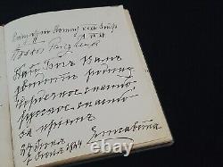 Document royal signé de la princesse de la royauté russe ancienne Grand Duchess Romanov RU