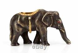 Éléphant Impérial Russe D’or Et D’argent, H. W. Henrik Wigstrom