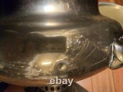 Énorme samovar russe impérial en laiton plaqué nickel du siècle antique Batashev