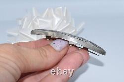 Épingle de cravate vintage en argent sterling antique 84 Niello russe impérial du Caucase