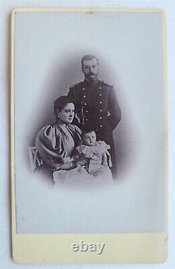 FAMILLE IMPÉRIALE RUSSE TSAR NICHOLAS II Photo CDV antique des années 1900