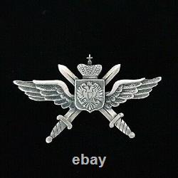 Faberge Antique Impérial Russe 84 Argent Militaire Jeton Épingle En Métal Insigne Ww1 Ru