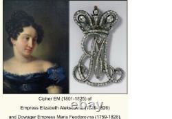 Faberge Impérial Russe Antique Bijoux Or Et Diamants Maid Of Honor