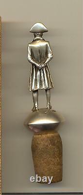 Figurine Impériale Antique Russe Pour Bouteille Sterling Silver Napoleon (5000)