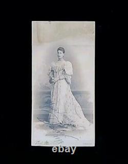 Grande Duchesse Victoria Féodorovna, carte cabinet photo signée de la royauté russe CDV