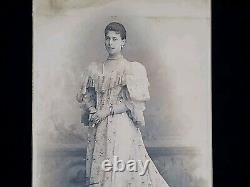 Grande Duchesse Victoria Feodorovna de la royauté russe Carte Cabinet Photo Signée CDV