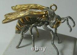 Honeybee Bee Gilding 84 Argent Impérial Russe 1910