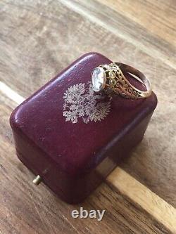 Imperial Russe Faberge Or Diamond Ring Grand Duc Michael Alexandrovitch