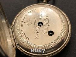 Imperial Russian Alexander III Silver Pocket Watch Par W. Gabus (.)