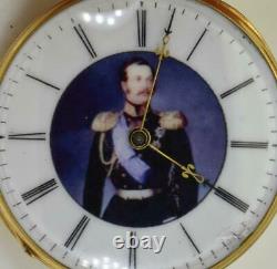 Imperial Russian Award 18k Gold&éamel Pocket Watch In Box. Tsar Alexandre II