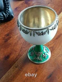 Imperial Russian Magnificent Silver Éamel Jewelled Cup (enamel Jewelled Cup)
