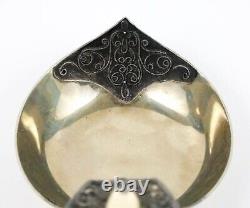 Kovsh impérial russe en argent orné de bijoux antique cuillère à kovsh russe