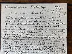Lettre signée de la Grande-Duchesse Olga Romanov de l'Imperium russe antique - Ballerup de Noël