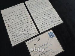 Lettre signée rare de la princesse Elena Romanov, grande-duchesse impériale russe