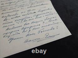 Lettre signée rare de la princesse Elena Romanov, grande-duchesse impériale russe